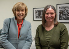 Susan (from Senate President Spilka's office) and Rose
