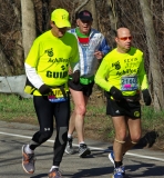 Kevin running with a guide