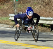 woman wheelchair racer