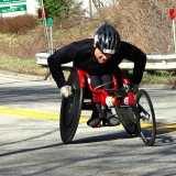 man wheelchair racer
