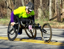 woman wheelchair racer