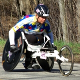 woman wheelchair racer