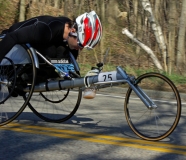 man wheelchair racer