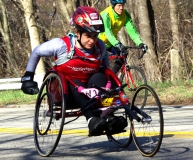 woman wheelchair racer