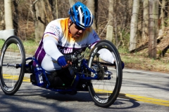 man wheelchair racer