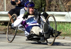 man handcyclist racer