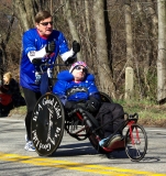 Dick pushing Rick Hoyt