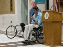 Ernst van Dyk at the State House