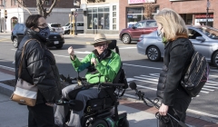 Anne Fracht and Chris Hoeh speak to reporter