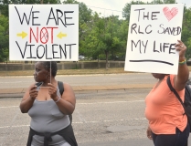 We are not violent. The RLC saved my life.