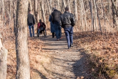 Advocates travel to the cemetery