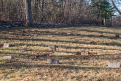 View of the cemetery