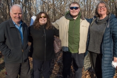 (l-r) Charlie Fiske - Arc of MA, Nancy Gardner, Jonathan Gardner, Liz Fancher (MDDC)