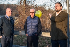 (l-r): Rep Sean Garballey, Senator Mike Barrett and Alex Green