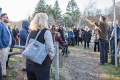 advocates listen to Alex Green