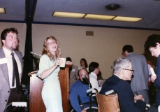 Roland, Justin, JLK, at NCIL Leg. reception 1988