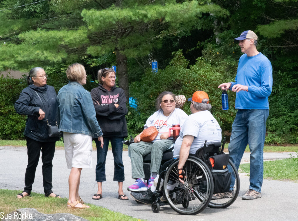 Group of people chatting