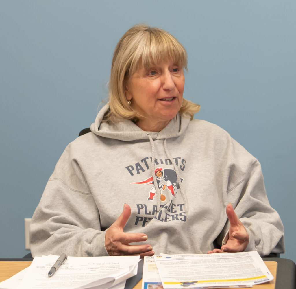 Senator Spilka speaking