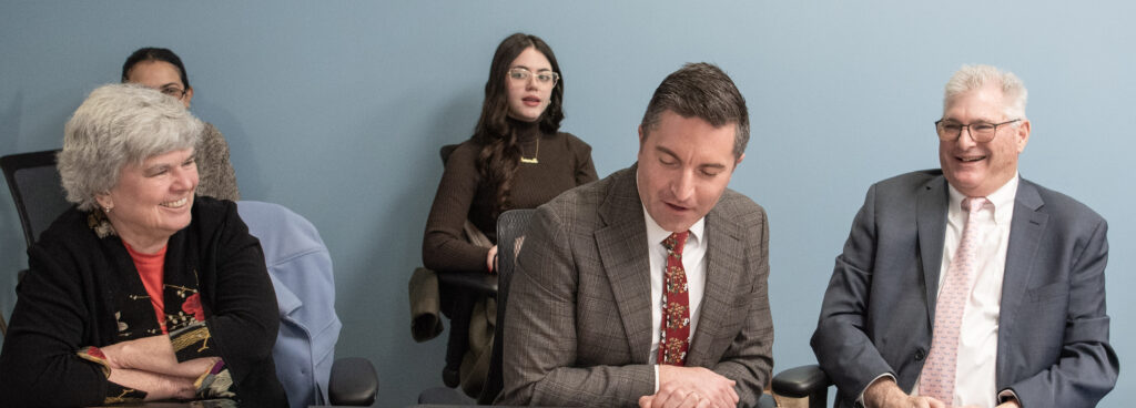 Reps Donaghue, Lewis and Linsky