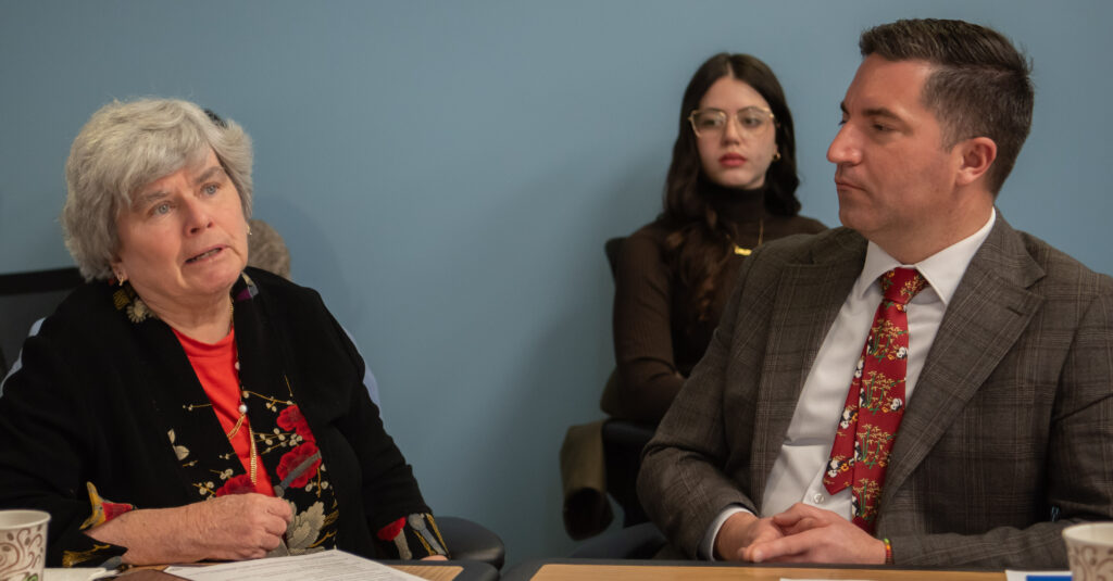 Representatives Kate Donaghue and Jack Lewis