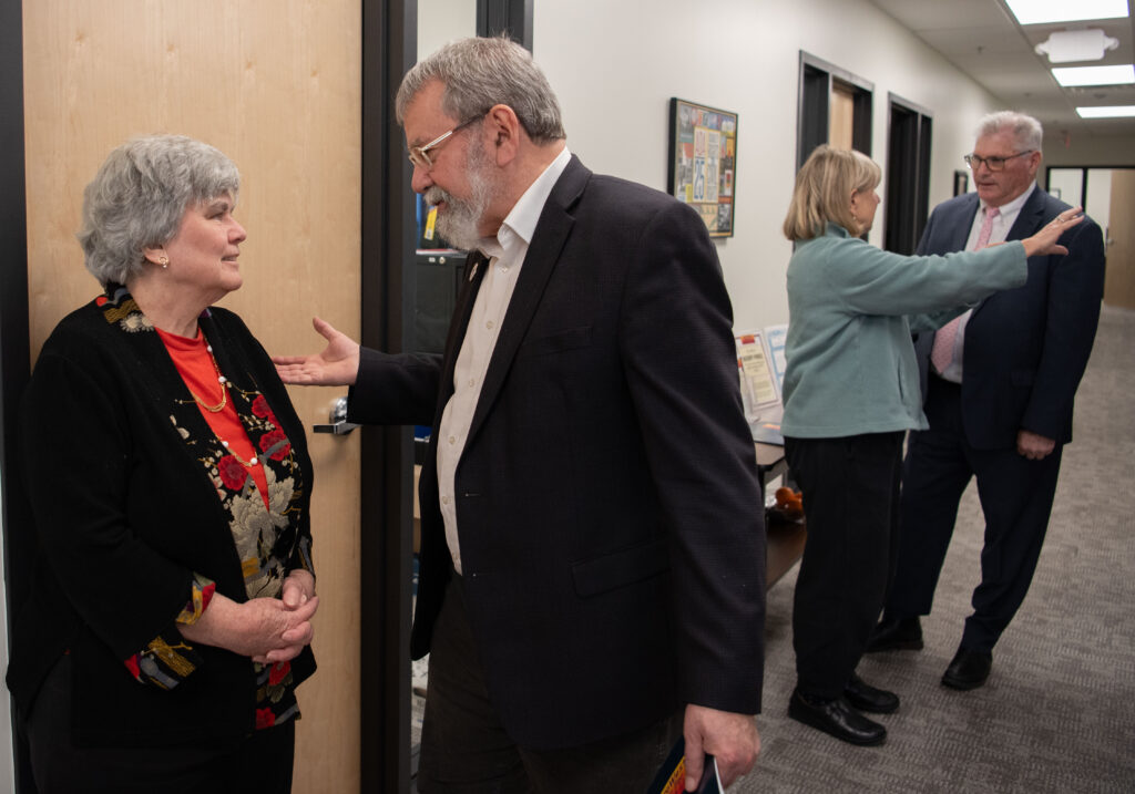 Reps Kate Donaghue and Carmine Gentile